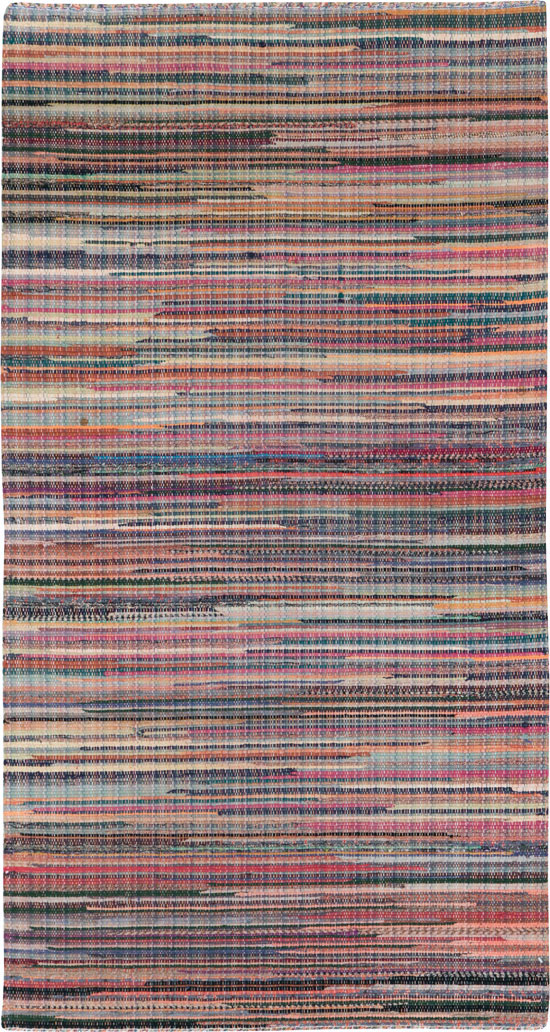 Small Vintage American Rag Rug (Pair: 2 of 2), No.27585 - Gss