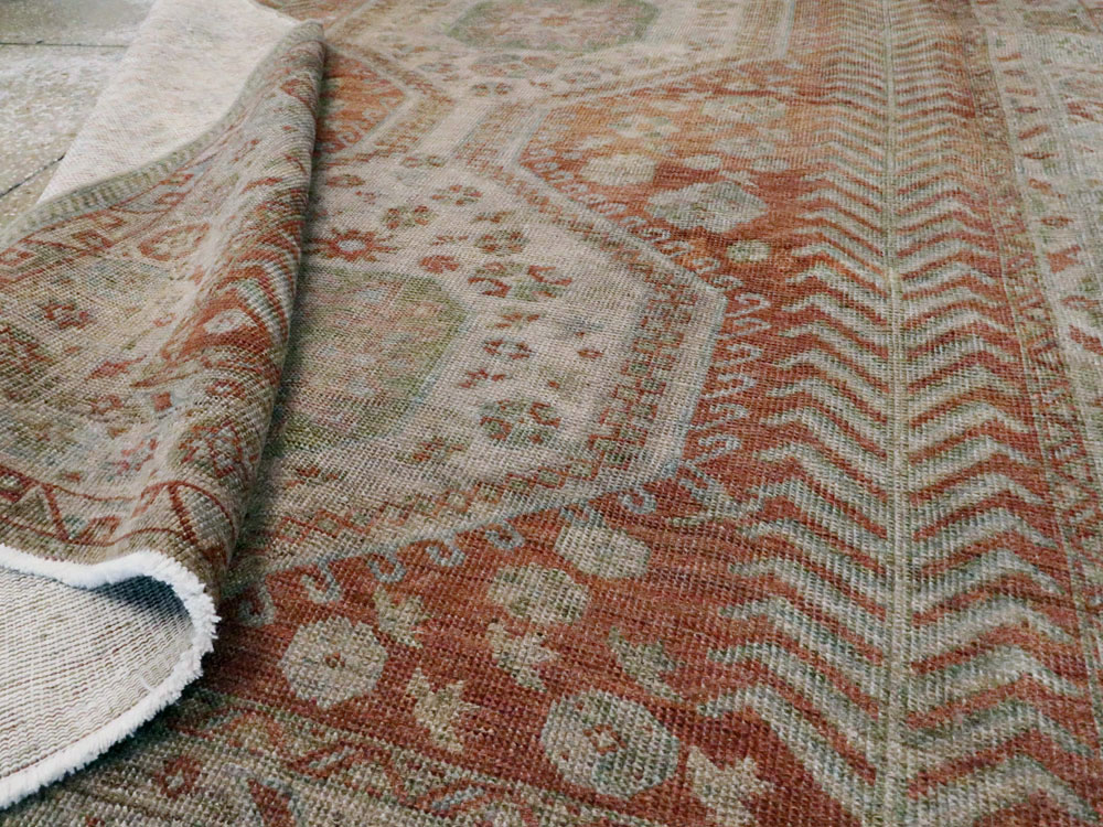 Vintage Persian Malayer Rug, No.27586 - Gss