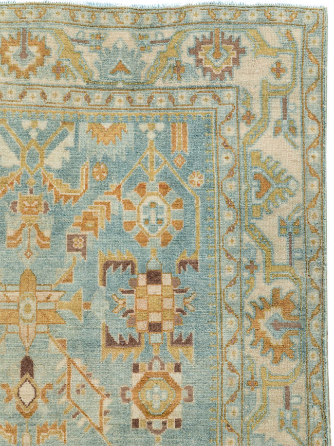 Vintage Persian Malayer Accent Rug, No.27587 - Gss