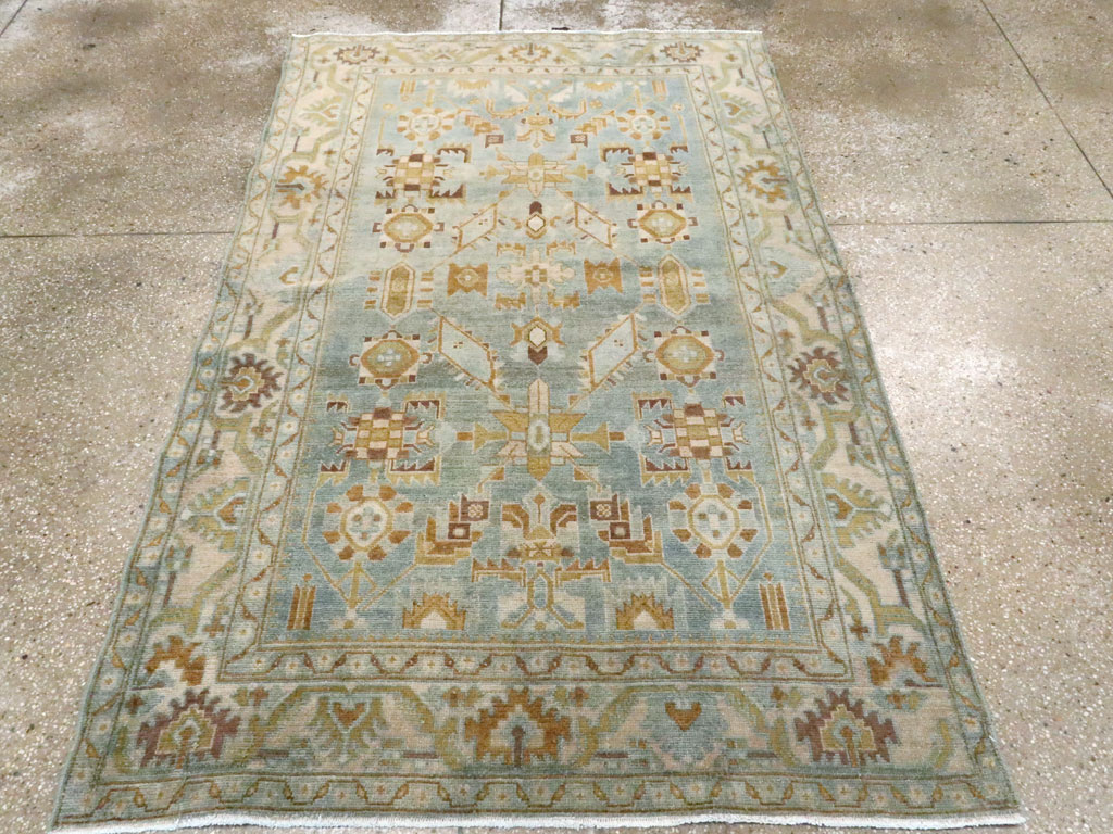 Vintage Persian Malayer Accent Rug, No.27587 - Gss