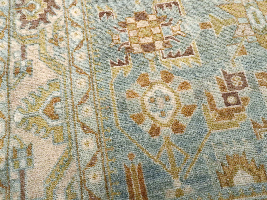 Vintage Persian Malayer Accent Rug, No.27587 - Gss