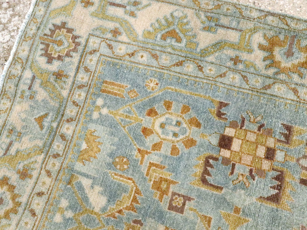 Vintage Persian Malayer Accent Rug, No.27587 - Gss