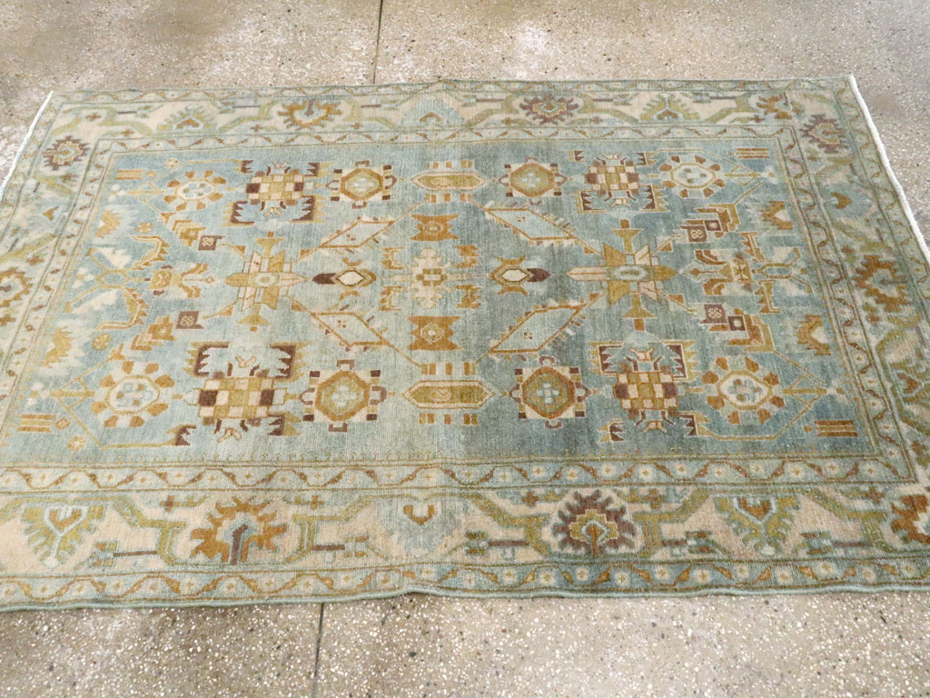Vintage Persian Malayer Accent Rug, No.27587 - Gss