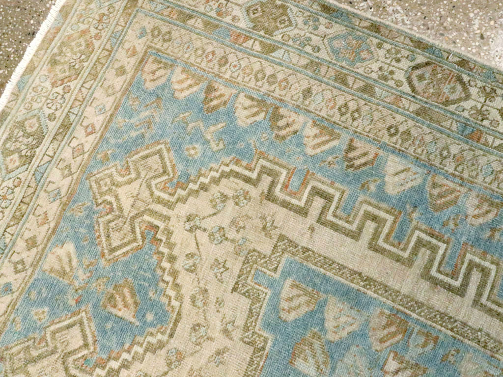 Vintage Persian Afshar Accent Rug, No.27588 - Gss