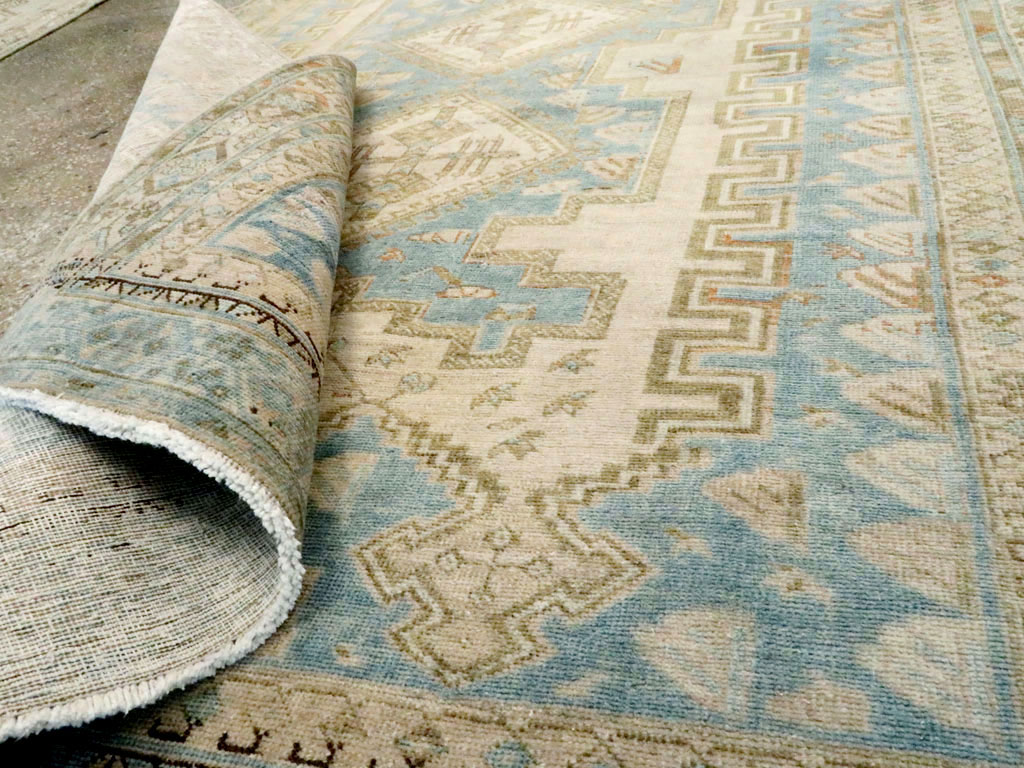 Vintage Persian Afshar Accent Rug, No.27588 - Gss