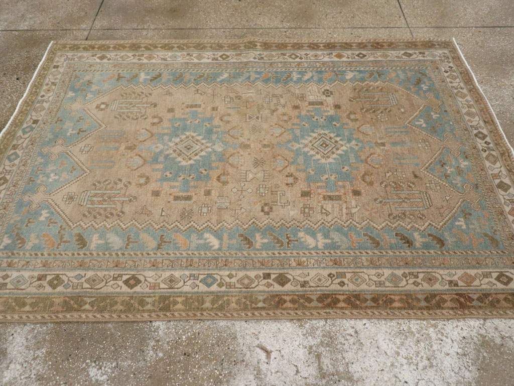 Vintage Persian Afshar Rug, No.27589 - Gss