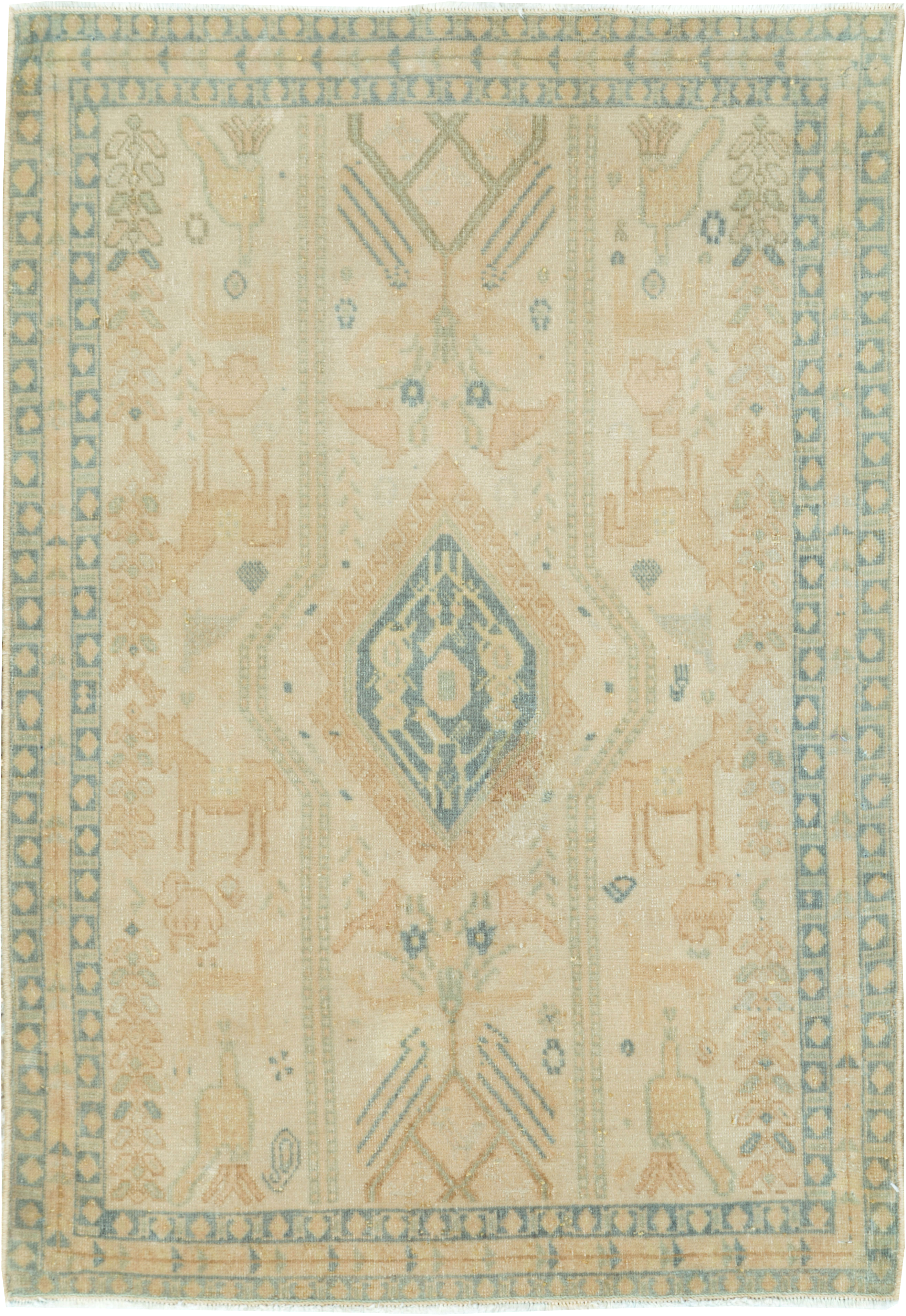 Vintage Persian Afshar Rug, No.27590 - Gss