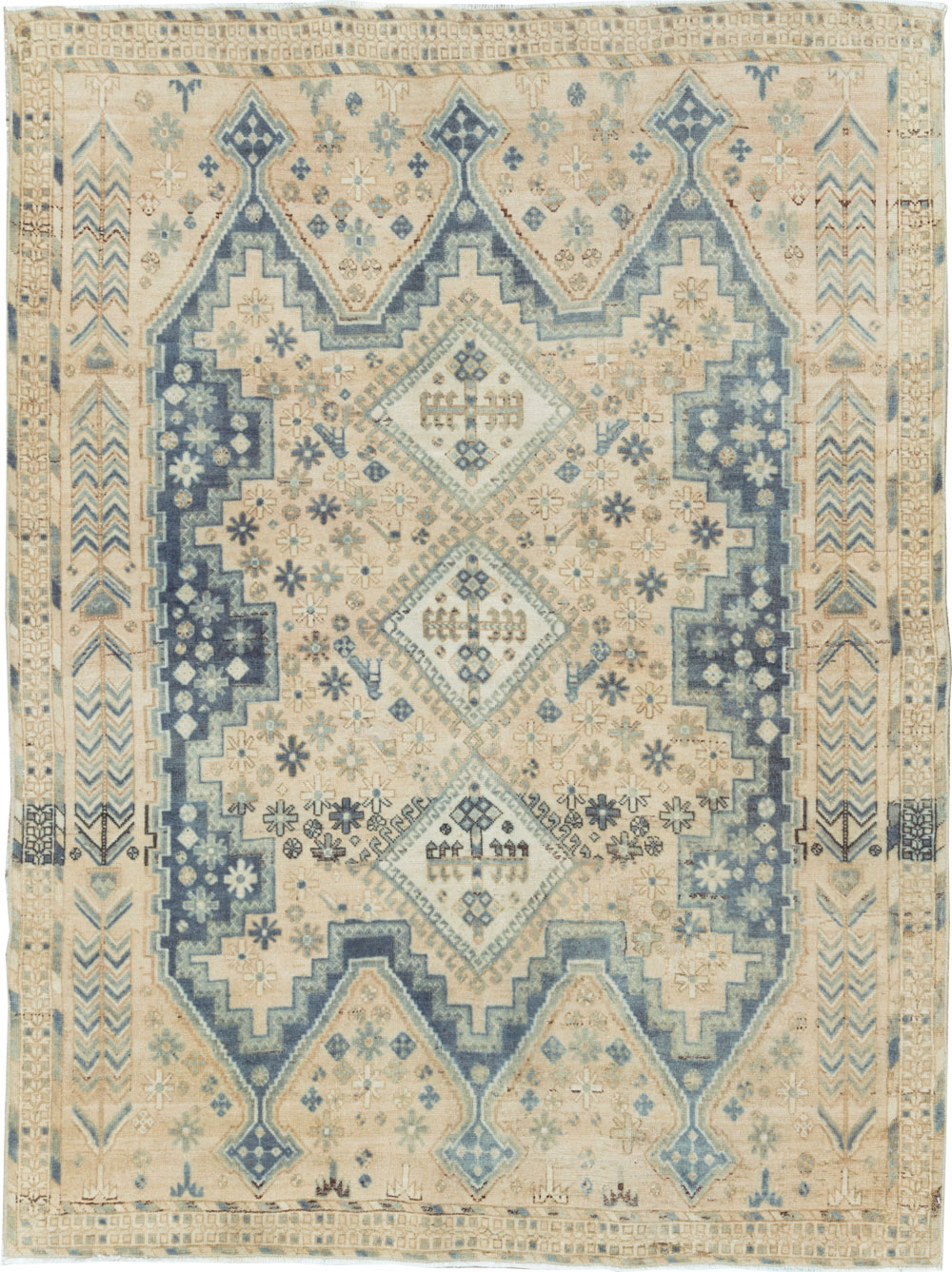 Vintage Persian Afshar Rug, No.27592 - Gss