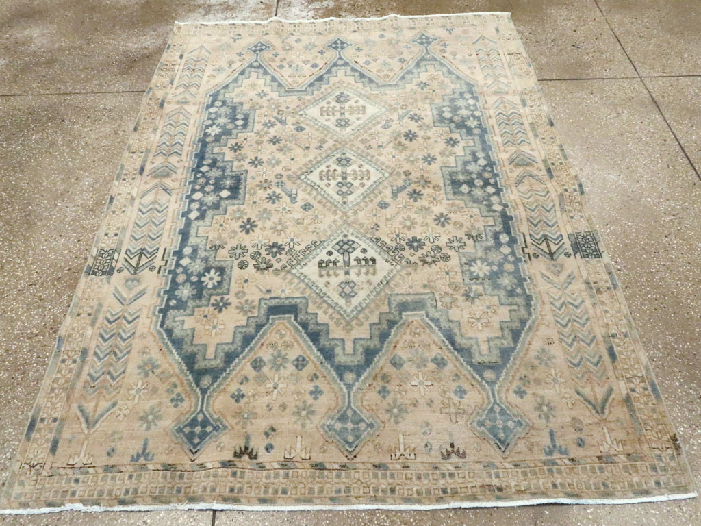 Vintage Persian Afshar Rug, No.27592 - Gss