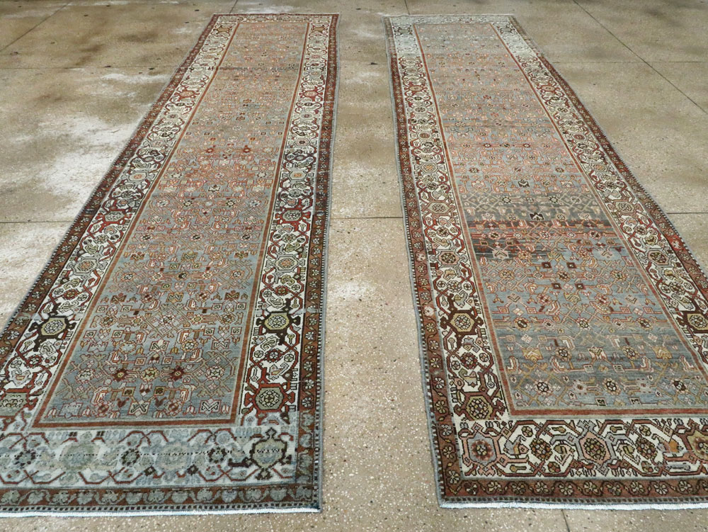 Vintage Persian Malayer Runner (Pair: 1 of 2), No.27596 - Gss