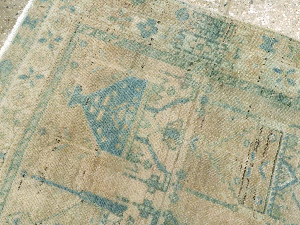 Vintage Persian Afshar Throw Rug, No.27600 - Gss