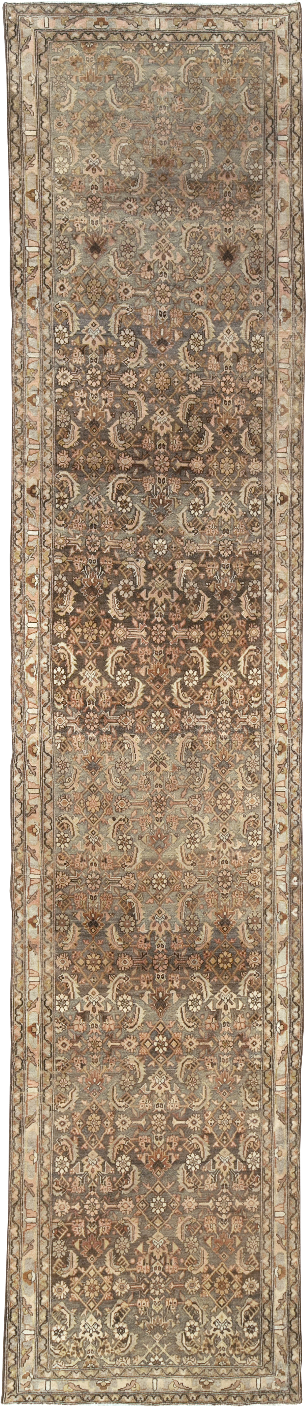 Antique Persian Malayer Runner, No.27601 - Gss