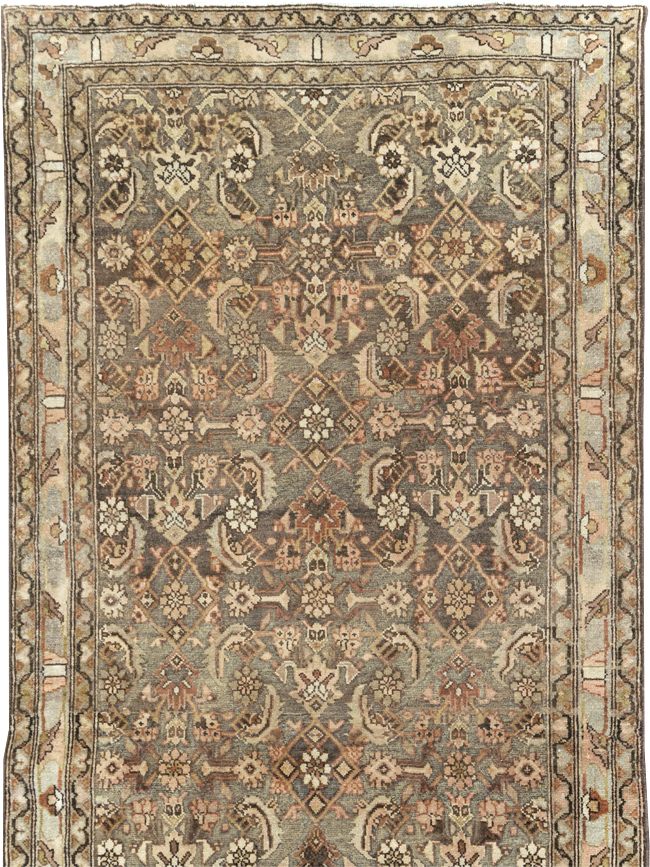 Antique Persian Malayer Runner, No.27601 - Gss