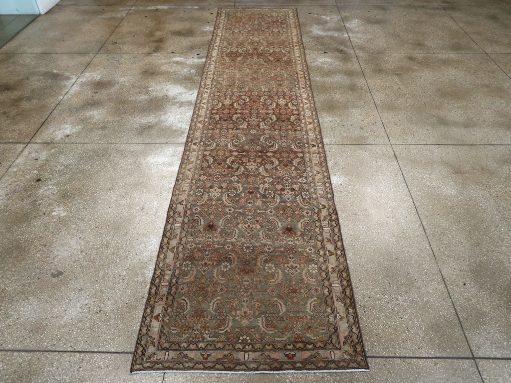 Antique Persian Malayer Runner, No.27601 - Gss