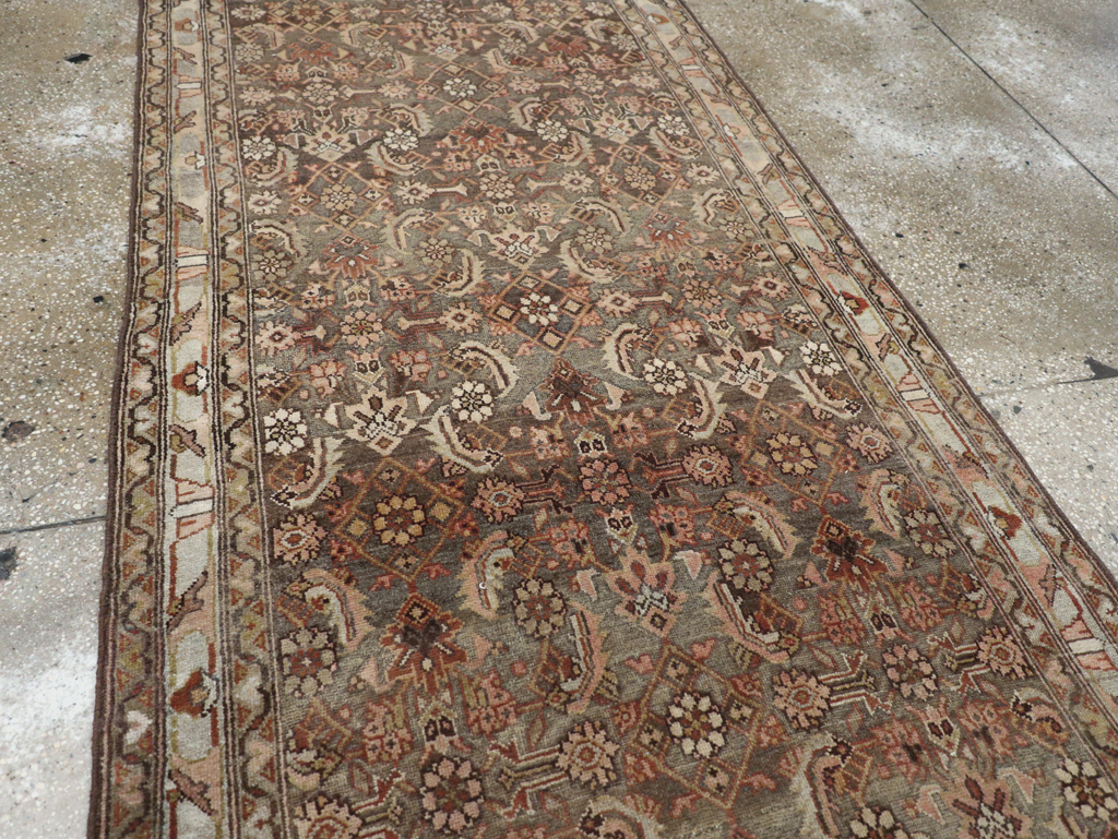 Antique Persian Malayer Runner, No.27601 - Gss