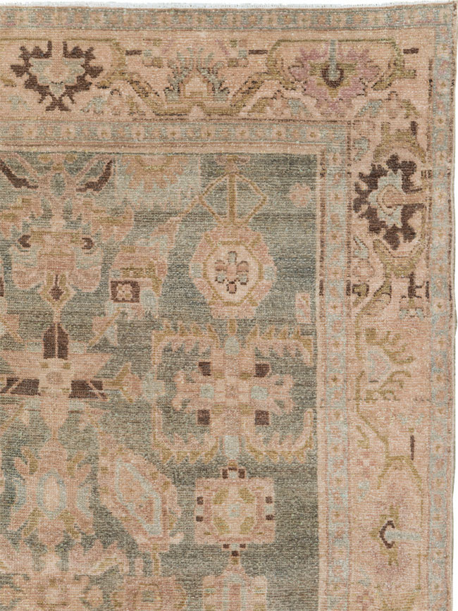 Vintage Persian Malayer Accent Rug, No.27602 - Gss