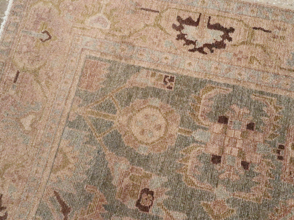 Vintage Persian Malayer Accent Rug, No.27602 - Gss