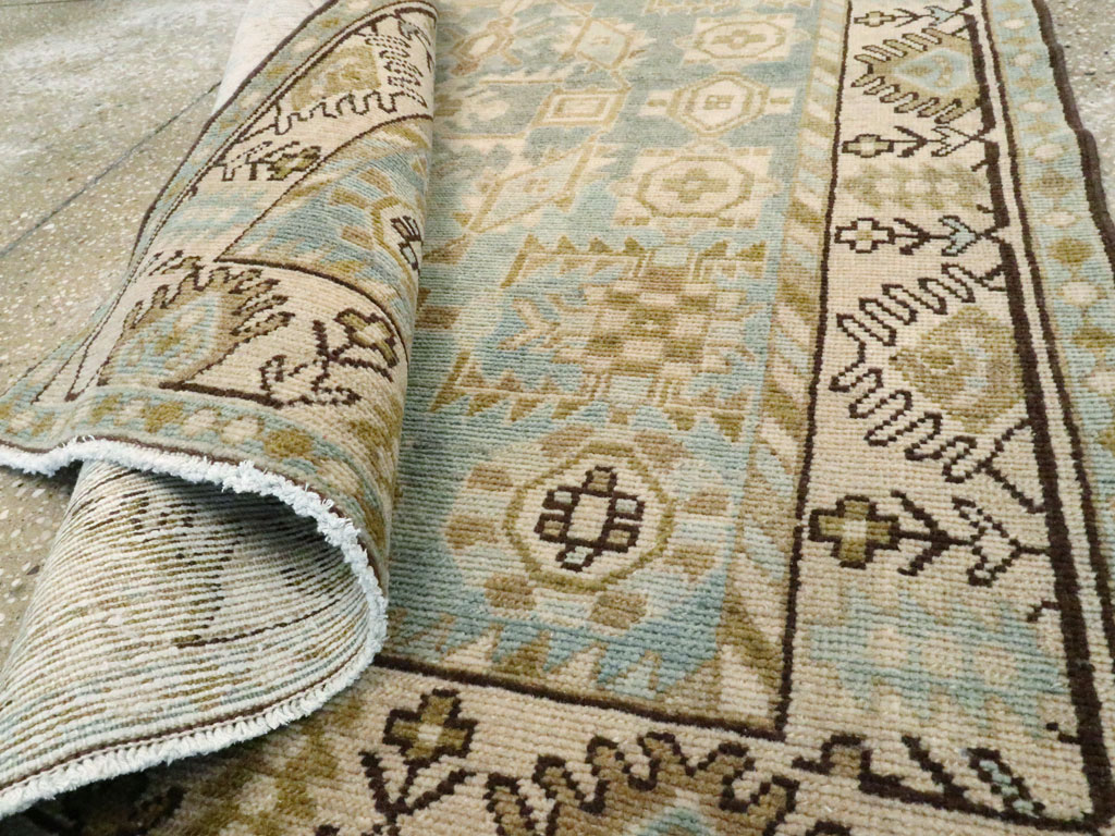 Vintage Persian Malayer Throw Rug, No.27603 - Gss