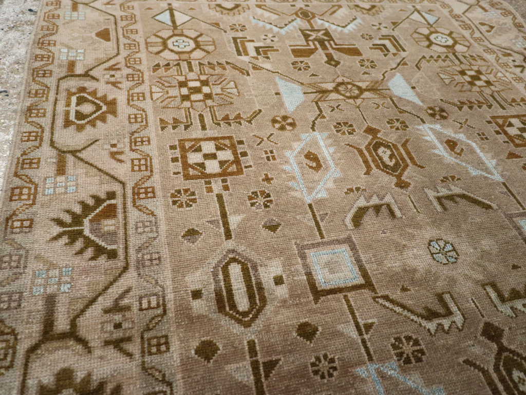 Vintage Persian Malayer Accent Rug, No.27604 - Gss