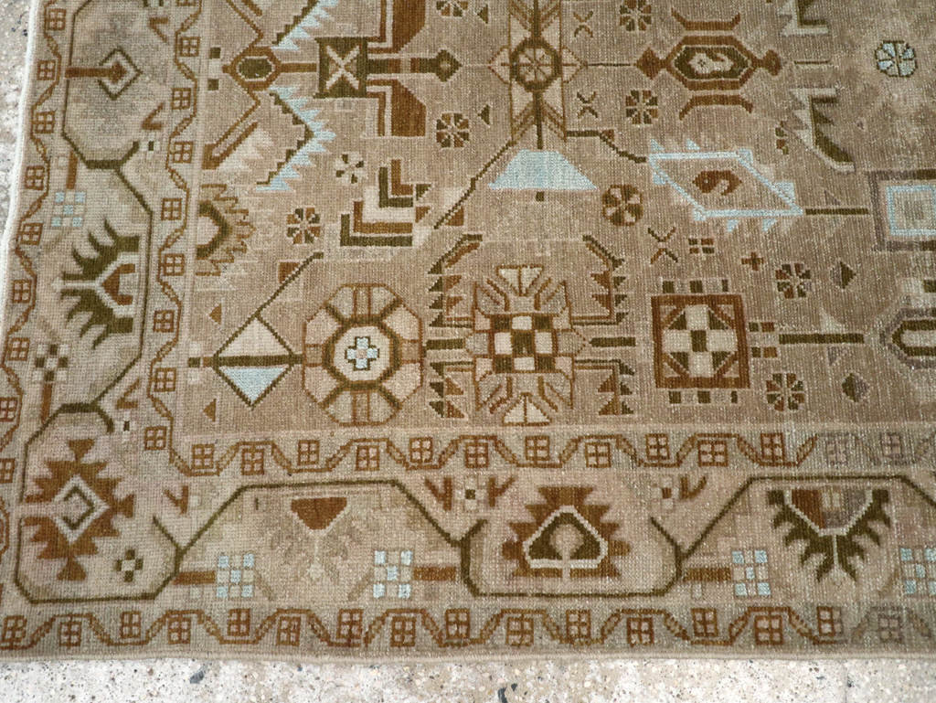 Vintage Persian Malayer Accent Rug, No.27604 - Gss