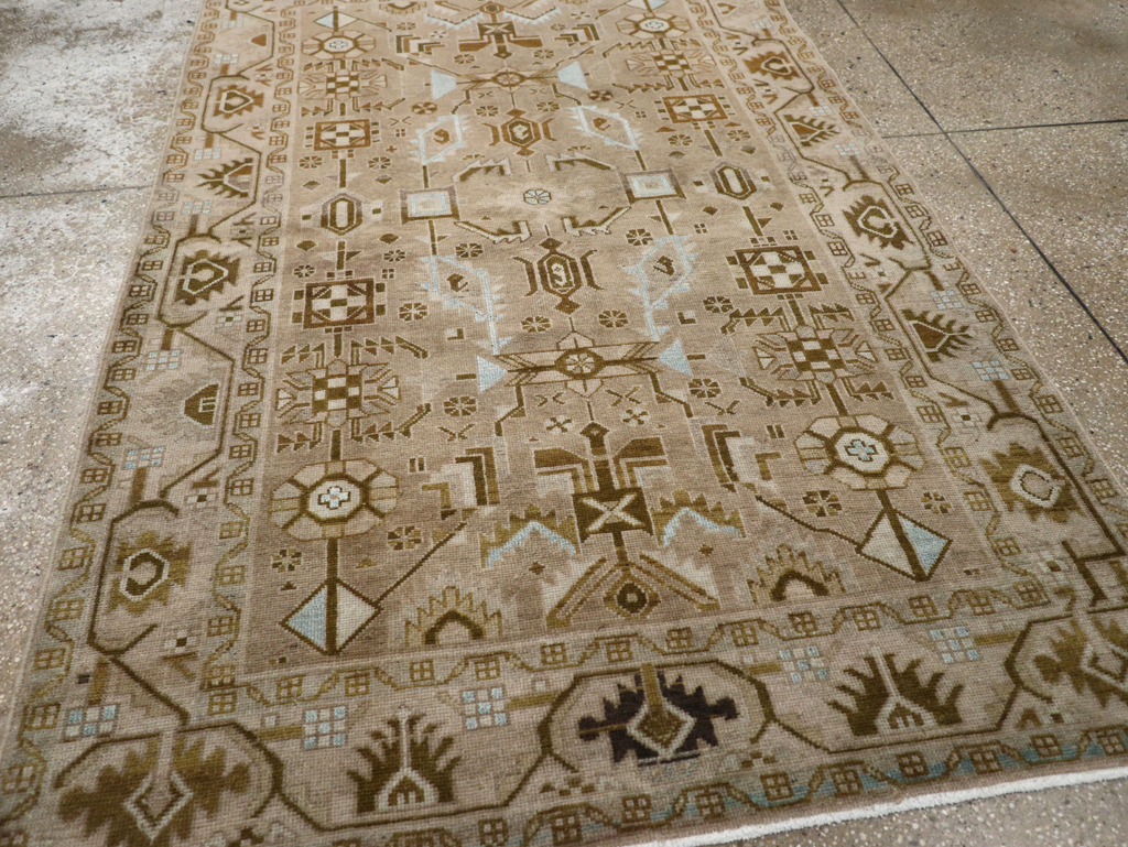 Vintage Persian Malayer Accent Rug, No.27604 - Gss