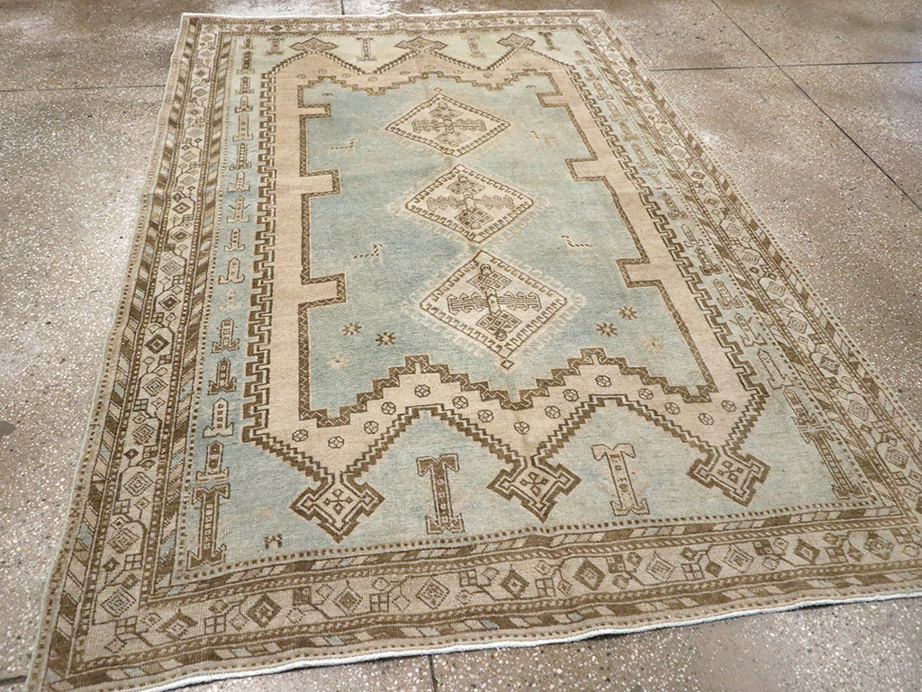 Vintage Persian Afshar Rug, No.27607 - Gss