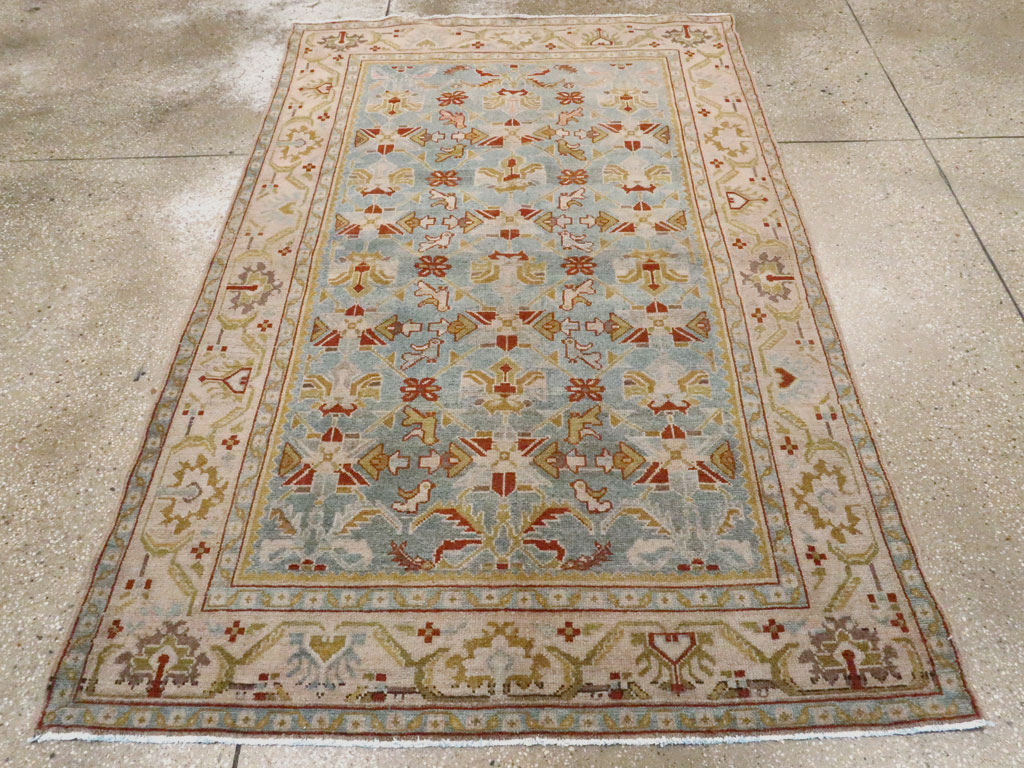 Vintage Persian Malayer Accent Rug, No.27608 - Gss