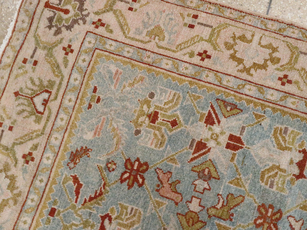 Vintage Persian Malayer Accent Rug, No.27608 - Gss