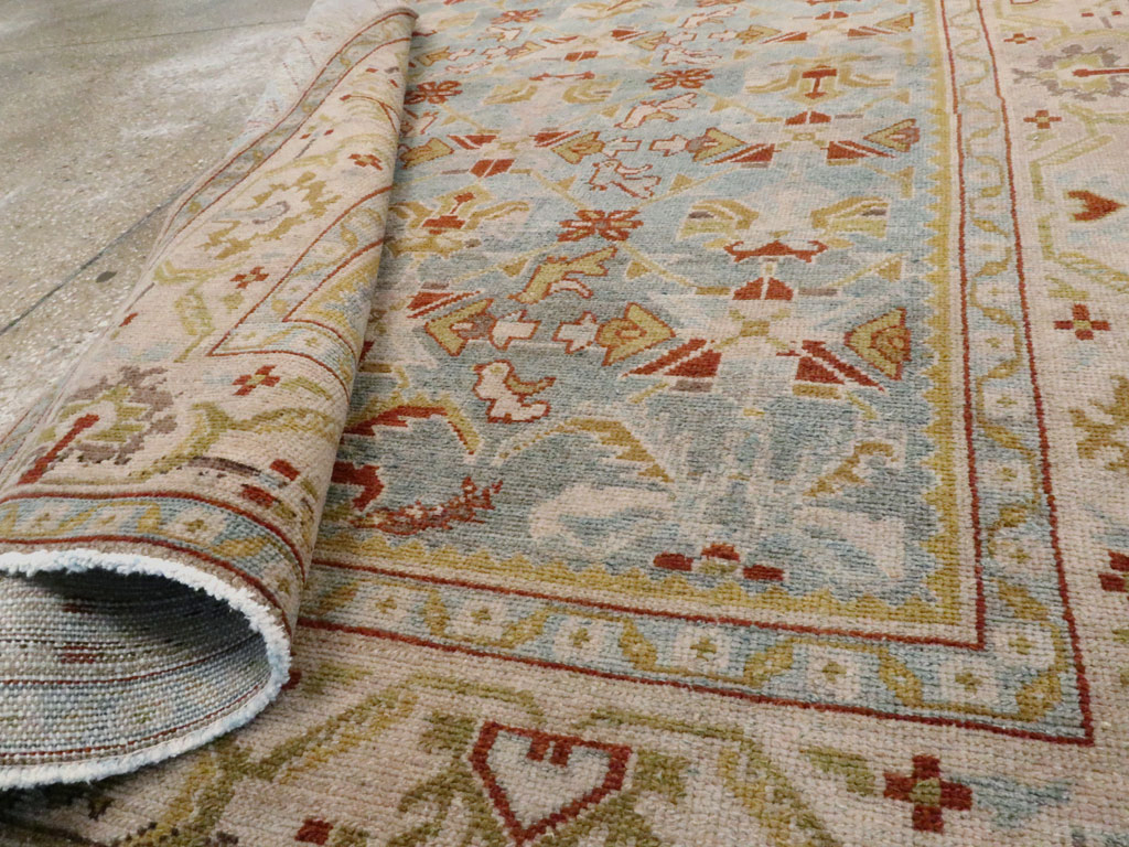 Vintage Persian Malayer Accent Rug, No.27608 - Gss
