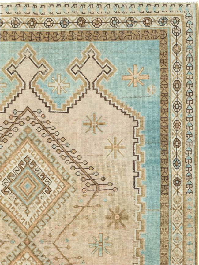 Vintage Persian Afshar Accent Rug, No.27609 - Gss