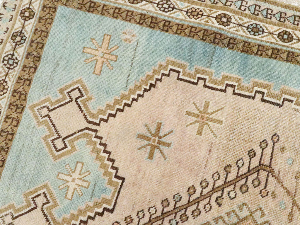 Vintage Persian Afshar Accent Rug, No.27609 - Gss