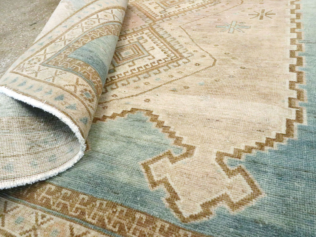 Vintage Persian Afshar Accent Rug, No.27609 - Gss