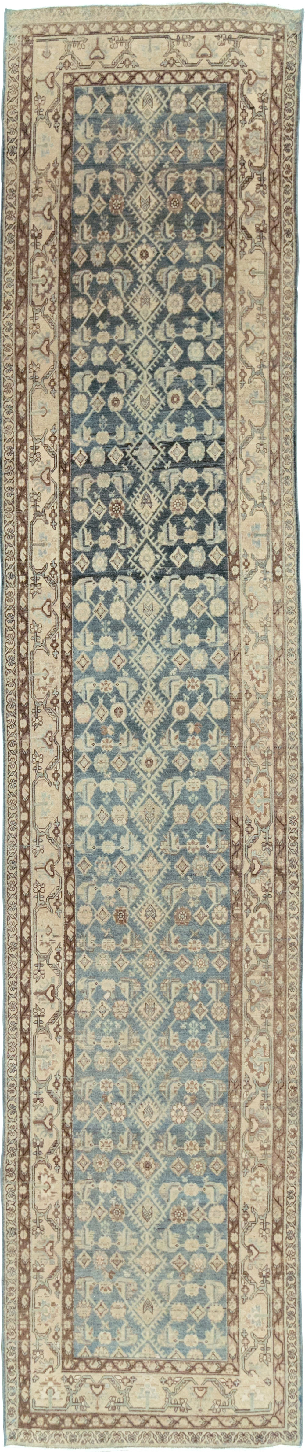 Antique Persian Malayer Runner, No.27614 - Gss