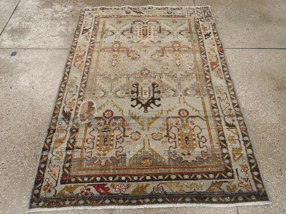 Vintage Persian Malayer Rug, No.27618 - Gss