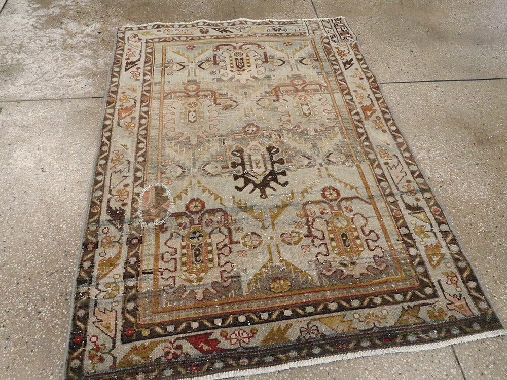 Vintage Persian Malayer Rug, No.27618 - Gss