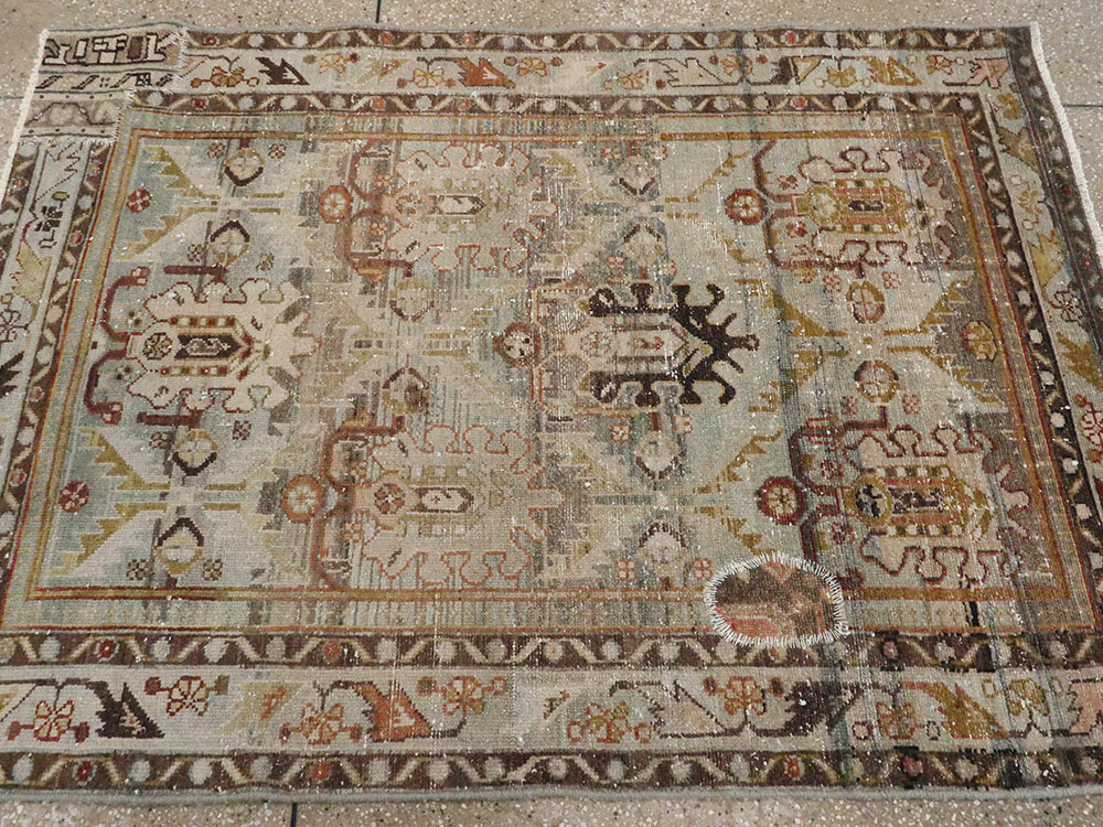 Vintage Persian Malayer Rug, No.27618 - Gss