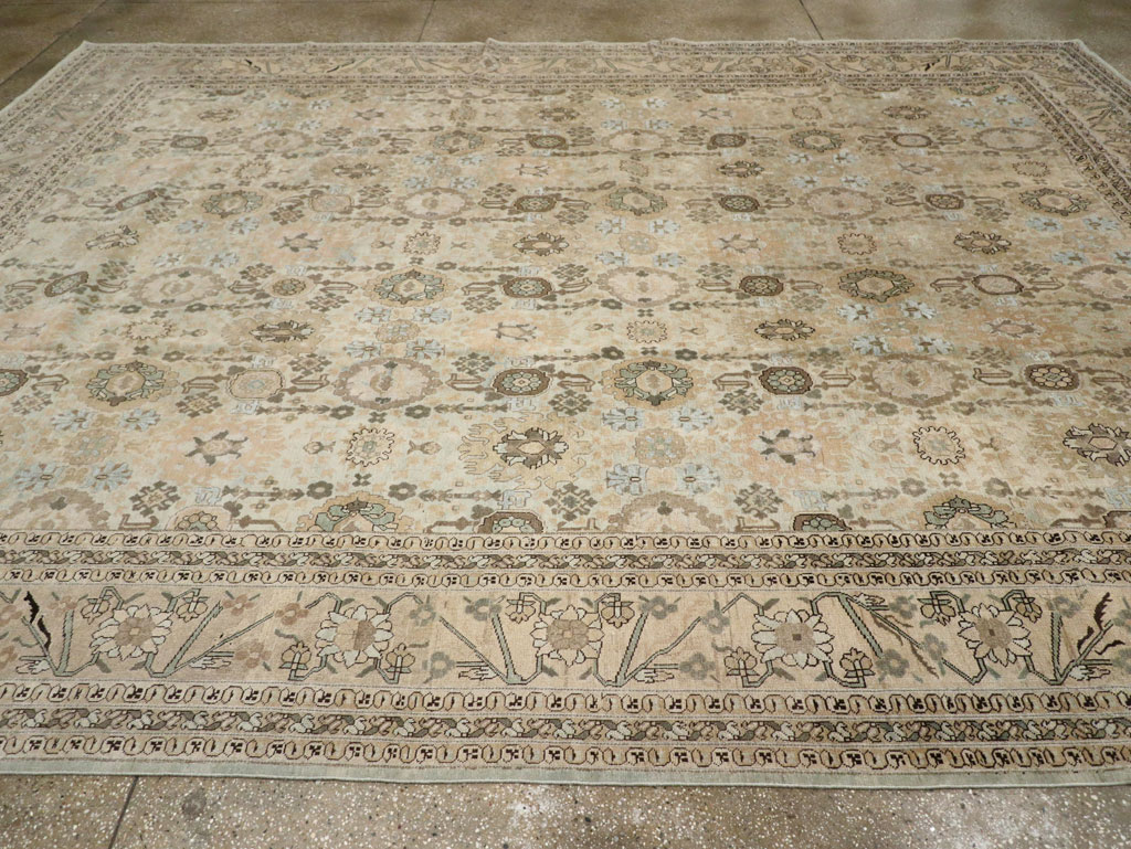 Antique Persian Tabriz Carpet, No.27620 - Gss