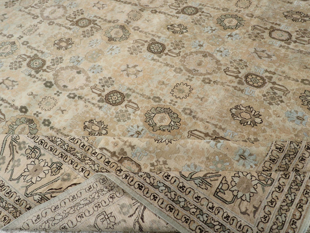 Antique Persian Tabriz Carpet, No.27620 - Gss