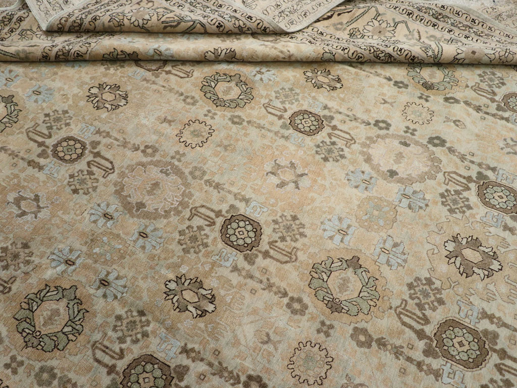 Antique Persian Tabriz Carpet, No.27620 - Gss