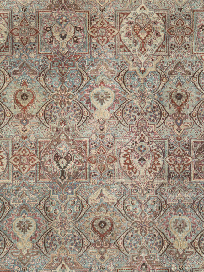 Antique Persian Mashad Large Carpet, No.27627 - Gss