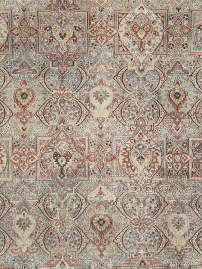Antique Persian Mashad Carpet, No.27627 - Gss