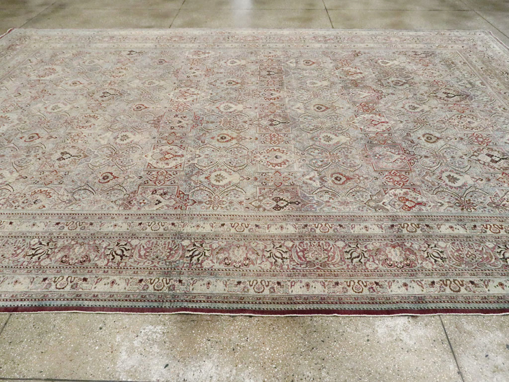 Antique Persian Mashad Carpet, No.27627 - Gss