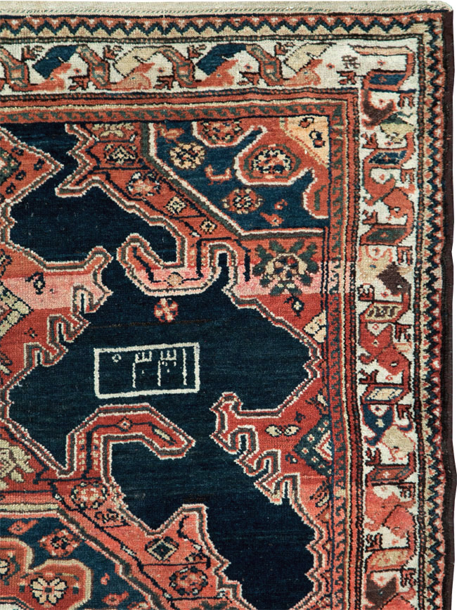 Antique Persian Malayer Rug, No.27637 - Gss