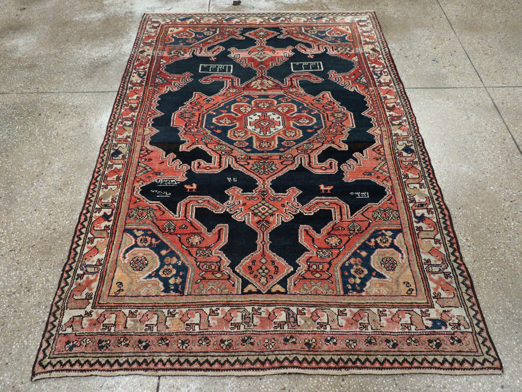Antique Persian Malayer Rug, No.27637 - Gss