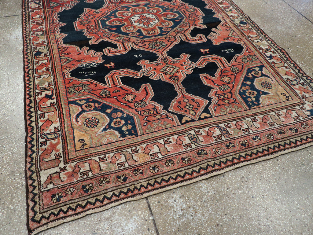 Antique Persian Malayer Rug, No.27637 - Gss