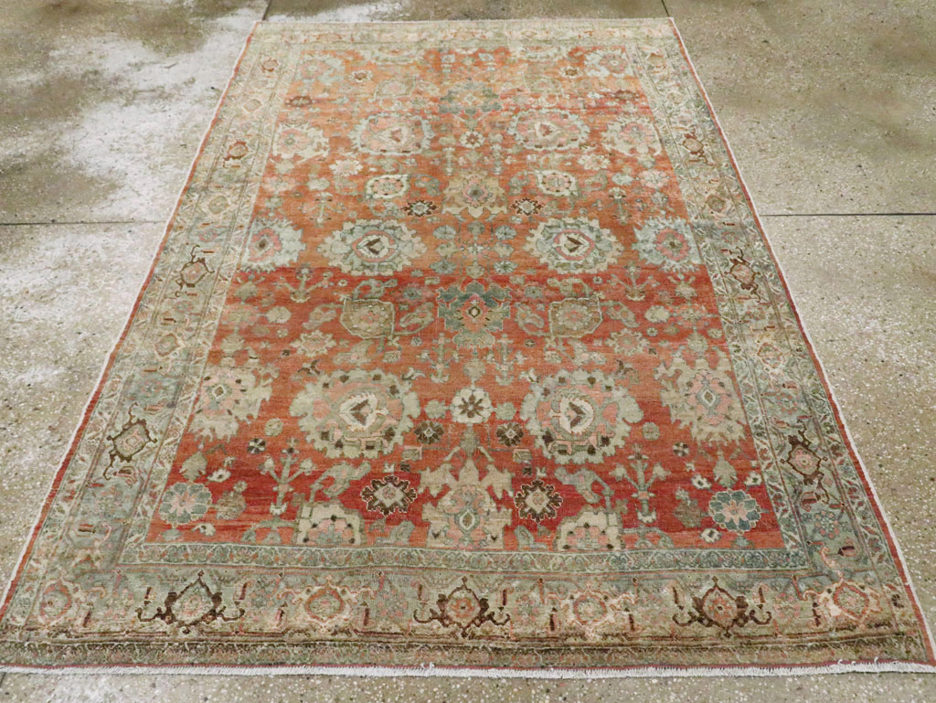 Antique Persian Bidjar Accent Rug, No.27646 - Gss