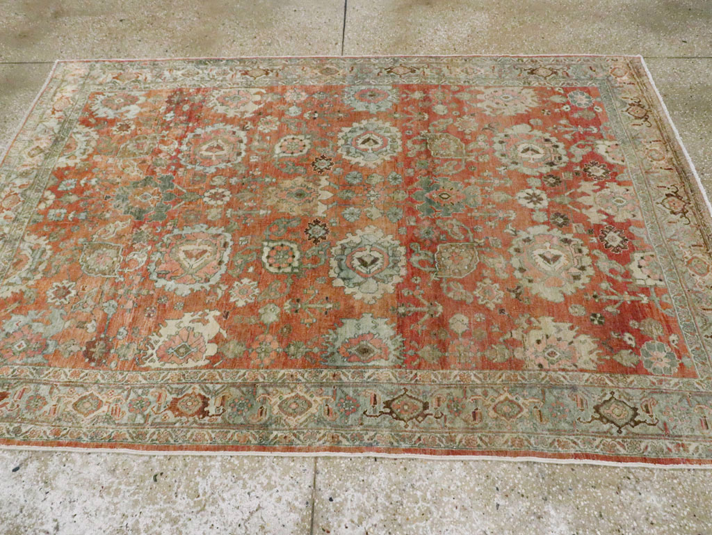 Antique Persian Bidjar Accent Rug, No.27646 - Gss