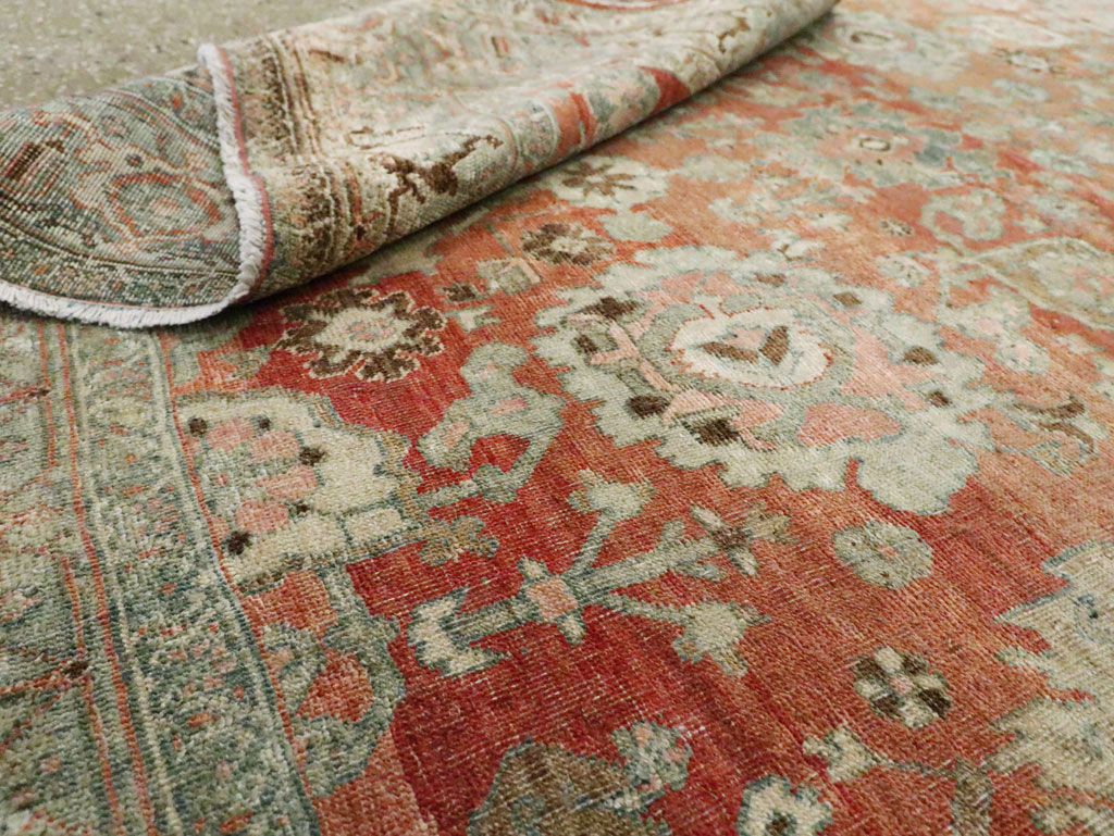 Antique Persian Bidjar Accent Rug, No.27646 - Gss