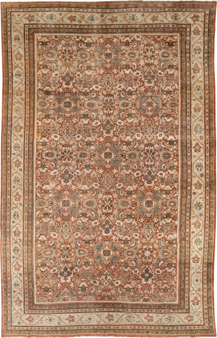 Antique Persian Mahal Carpet, No.27647 - Gss