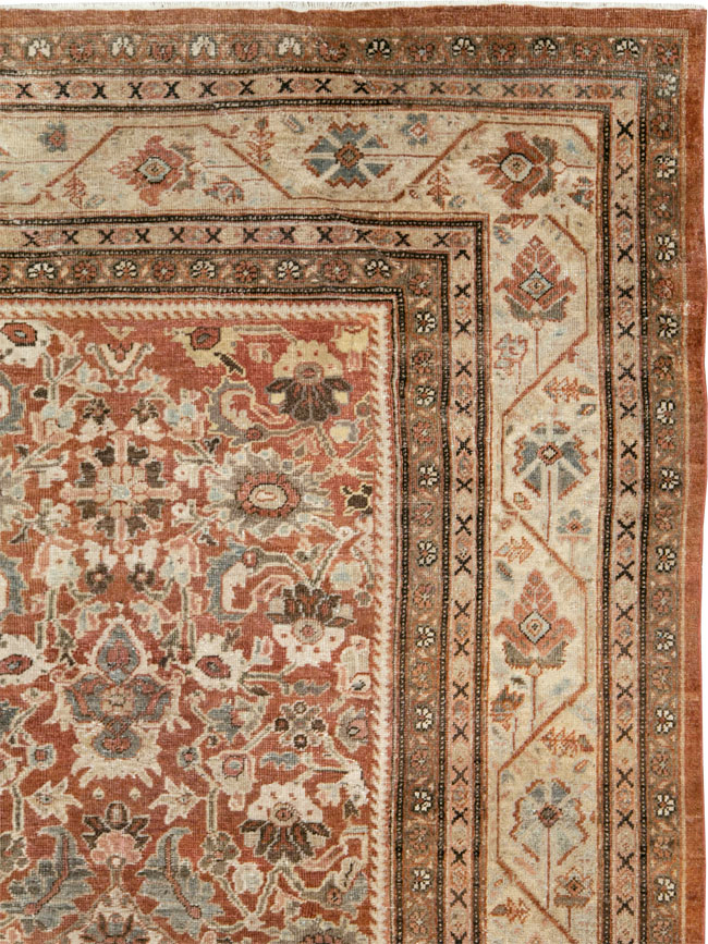 Antique Persian Mahal Carpet, No.27647 - Gss